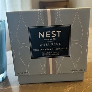 Nest Wellness Driftwood & Chamomile Scented Candle